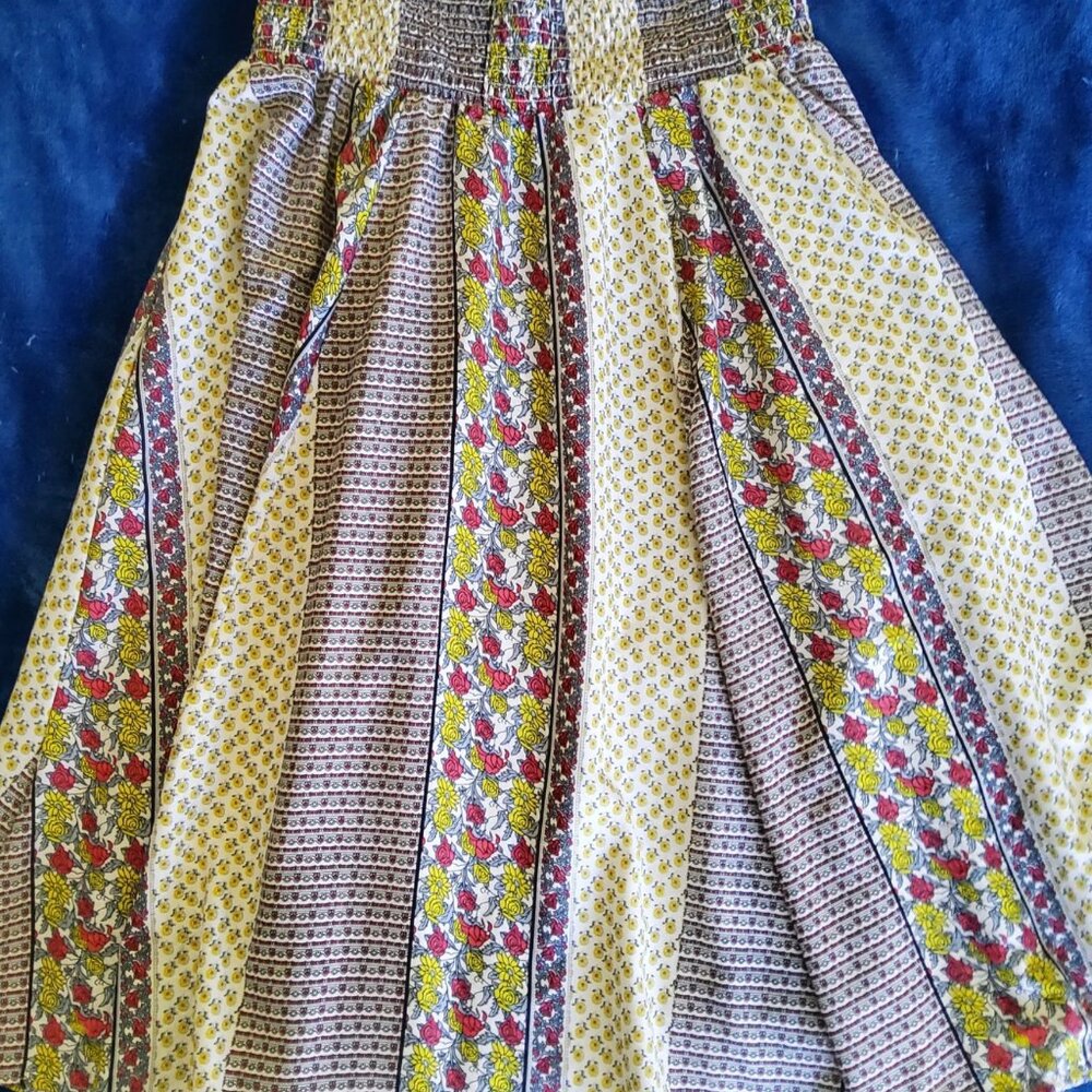 Cottagecore Smocked Waist Skirt size Medium EUC - Picture 10 of 10